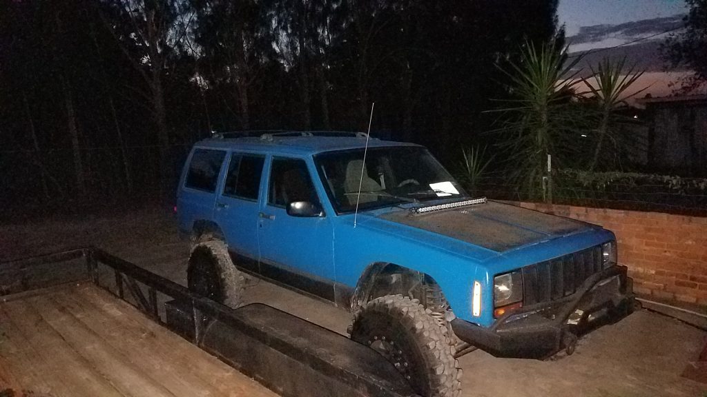 Jeep and Trailer