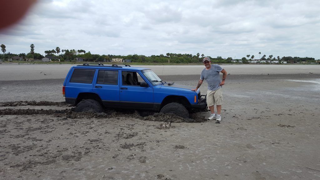 Jeep mud to the doors